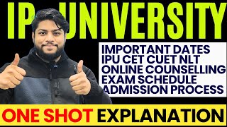 IP University New Admission Process 2024🔥Important dates Counselling Process IPU CET CUET NLT🔥 [upl. by Etna]