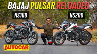 2023 Bajaj Pulsar NS160 and NS200 review  Small yet significant updates  First Ride Autocar India [upl. by Merv]