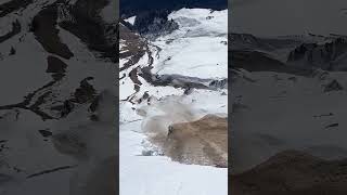 Powerful Avalanche in Action Nature’s Force Unleashed [upl. by Kcirdderf]