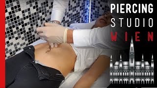 Sexy Bauch 💉 Bauchnabelpiercing 💉 bei unserer Madonna Piercing Kundin 💉 Marcs Piercing TV [upl. by Larimer]