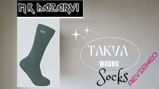 WUDHU socks by TAKVA reviewed [upl. by Notsur]