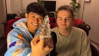 ASMR Guess the Trigger With My Boyfriend ☃️ [upl. by Ortrude]