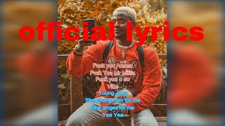 Kizz Daniel  Fvck You Official lyrics [upl. by Airenahs393]