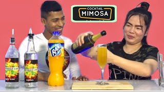 How To Make The Best Mimosa Recipe  Classic Mimosa cocktail  raju beverage lab [upl. by Drofub]