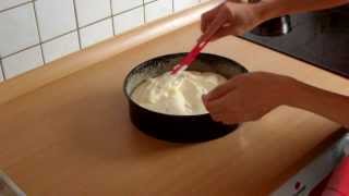 Käsekuchen ohne Boden ganz leicht selbst gemachtMade cheesecake without bottom makes it easy for [upl. by Pavia]