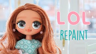 Ooak LOL OMG doll by Nerea Pozo Custom repaint doll [upl. by Josey]