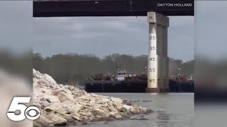 New details released about the Sallisaw bridge hit by barge [upl. by Zebedee769]