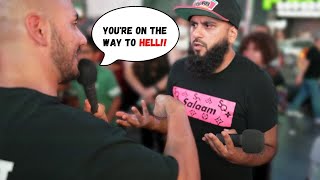 ARROGANT Preacher gets EXPOSED by Muslim STREET DAWAH [upl. by Bartosch]