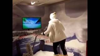 SKI Simulator for Events  Pro SKI Fit 360  Galeries Lafayette Paris [upl. by Hterrag845]