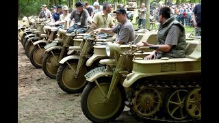 NSU Kettenkrad Parade  Militracks 2023 Overloon [upl. by Valery]