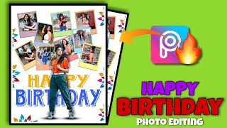 Viral Birthday Photo Frame Editing  PicsArt Happy Birthday Photo Editing  Mayank Editz 🔥 [upl. by Dolli644]