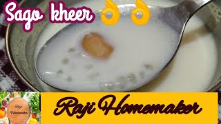 Sago kheer recipe 👌👌ஜவ்வரிசி rosemilk பாயாசம் [upl. by Quennie]