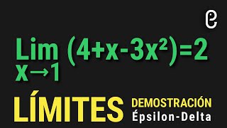 👊😎 LÍMITES DEMOSTRACIÓN ÉpsilonDelta 🔥 EXPLICACIÓN INÉDITA 🔥 [upl. by Neelrac]