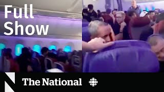 CBC News The National  Boeing 787 Dreamliner midair plunge [upl. by Rubina166]