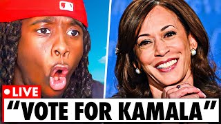 Kai Cenat JUST ANNOUNCED To Stream with Kamala Harris [upl. by Molly]