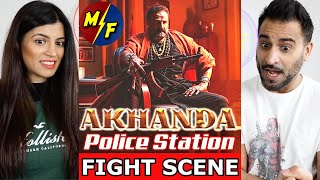 AKHANDA POLICE STATION SCENE REACTION  FIGHT SCENE  Nandamuri Balakrishna  Boyapati Srinu [upl. by Belsky425]