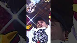 Chicago Wolves WIN 2002 Calder Cup in DOUBLE OT throwbackthursday chicagowolves hockey ahl [upl. by Nayab]