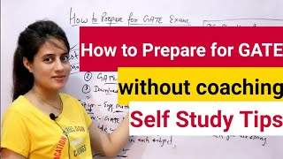 How to prepare for GATE exam without coaching  Preparation strategy for GATE [upl. by Lucy]