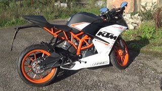 KTM RC390  first ride UK Oct 2014 [upl. by Lorain]