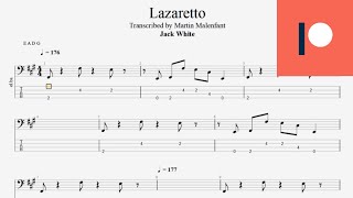 Jack White  Lazaretto remastered bass tab [upl. by Kawai]