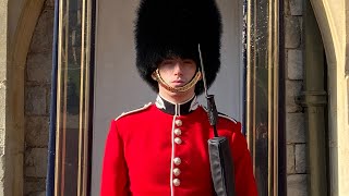 Scots guards in Windsor Castle 1992020 [upl. by Repsaj]