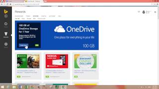 How To Get 100 GB of Free Cloud Storage on OneDrive Using Bing Rewards [upl. by Feriga]