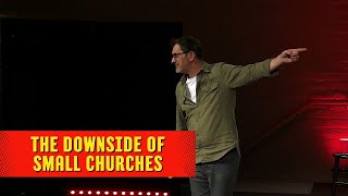 The Downside Of Small Churches  Ron Pearson Comedy [upl. by Bonner]