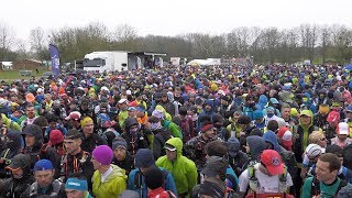 EcoTRAIL Paris 2 500 coureurs au départ du 80 KM [upl. by Marigolde]