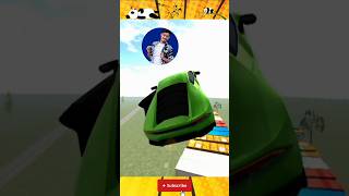 Big YouTuber Car Jumping Test 🤩 Indian Bike Driving 3D shorts indianbikedriving3d ytshorts [upl. by Ddart955]