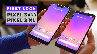 Google Pixel 3 and Pixel 3 XL first look [upl. by Haem]