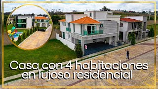 I1931 Casa en venta de 4 habitaciones con vista a Casa Club en Metepec [upl. by Dhiren]