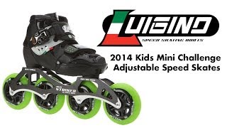 Luigino Kids Mini Challenge Adjustable Speed Skates Review [upl. by Dynah]