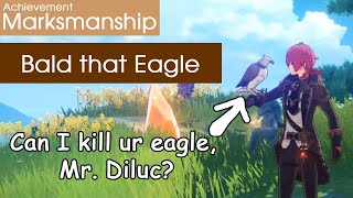 Marksmanship Achievement  Balding that Eagle  Genshin Impact [upl. by Anialed]