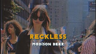 Reckless  Madison Beer Lyrics amp Vietsub [upl. by Htide475]