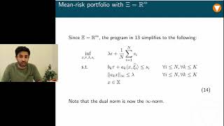 Datadriven distributionally robust optimization with MOSEK [upl. by Aleka]