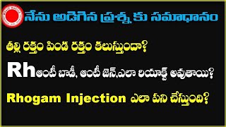 Rh Antibody and antigen reaction and Rhogam Injection useKiran Kodumuru [upl. by Sephira]