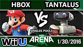 PAX Arena  Liquid Hungrybox Mario Vs VGBC  Tantalus ROB SSB4 Pools  Smash Wii U  Smash 4 [upl. by Nymsaj88]