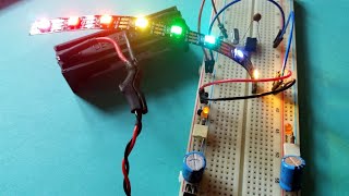 Driving A WS2812B NEO PIXEL LED Strip From A PIC MicroController [upl. by Molohs]