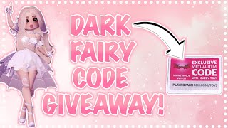 DARK FAIRY CODE ROYALE HIGH GIVEAWAY [upl. by Sel]