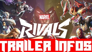 Nouveau Mode ou Event Nouveau perso Que nous dis le trailer Marvel rivals [upl. by Nnahtur]