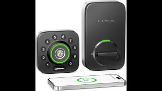 ULTRALOQ UBolt Pro Smart Lock 7in1 Keyless Entry Door Lock with Fingerprint ID App and Keypad [upl. by Rebmyt]