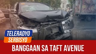 Pickup truck collides with 10wheeler truck in Manila  Teleradyo Serbisyo 25 October 2024 [upl. by Teufert]