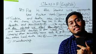 Class 8 English  NonFinite Verbs 💥 Explained with Question Solutions  Easy Grammar Tips [upl. by Burnie988]