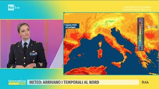 Meteo nuova ondata di calore  Unomattina estate  05082022 [upl. by Isayg]