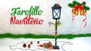 Adornos de navidad DIY FAROLILLO NAVIDEÑO CON CAJA DE CEREAL  Isa ❤️ [upl. by Rabassa]