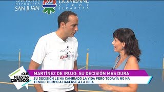 Martínez de Irujo Todavía sigo soñando con que juego a pelota [upl. by Anauqahc]