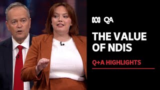 The value of NDIS  QA Highlights  ABC News [upl. by Castra]