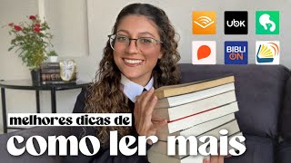 CRIE O HÁBITO DE LER  e onde ouvir audiolivros em português 📚 [upl. by Holli]