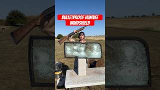 Bulletproof testing a HUMVEE Windshield [upl. by Leveroni]