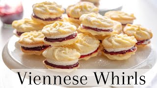 Tender buttery meltinyourmouth Viennese Whirls [upl. by Heidy]